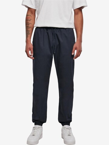 Urban Classics Tapered Pants in Blue: front