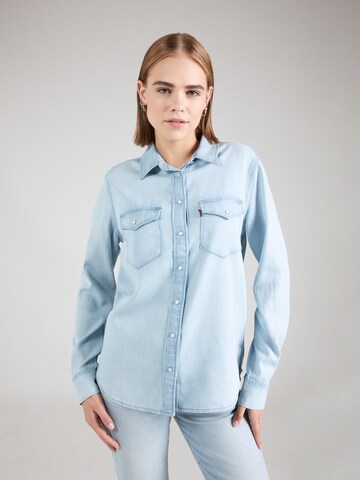 LEVI'S ® Blouse 'Iconic Western' in Blue: front