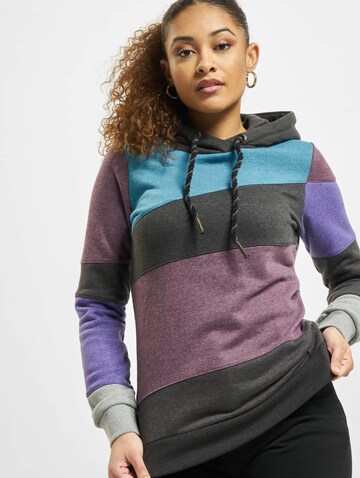 Sweat-shirt Just Rhyse en gris : devant