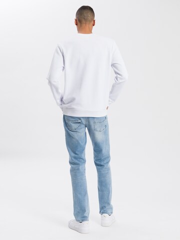 Cross Jeans Sweatshirt '25313' in Weiß