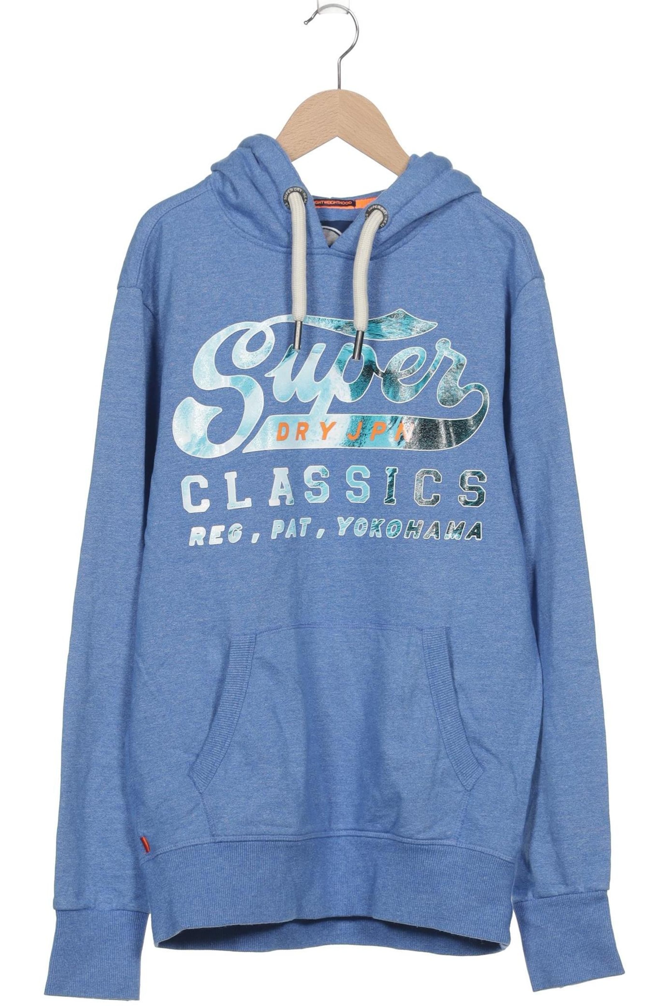 Superdry & Co Sweatshirt & Zip-Up Hoodie in L in Blue: front