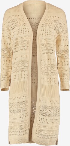 Hailys Gebreid vest 'Ra44ya' in Beige: voorkant