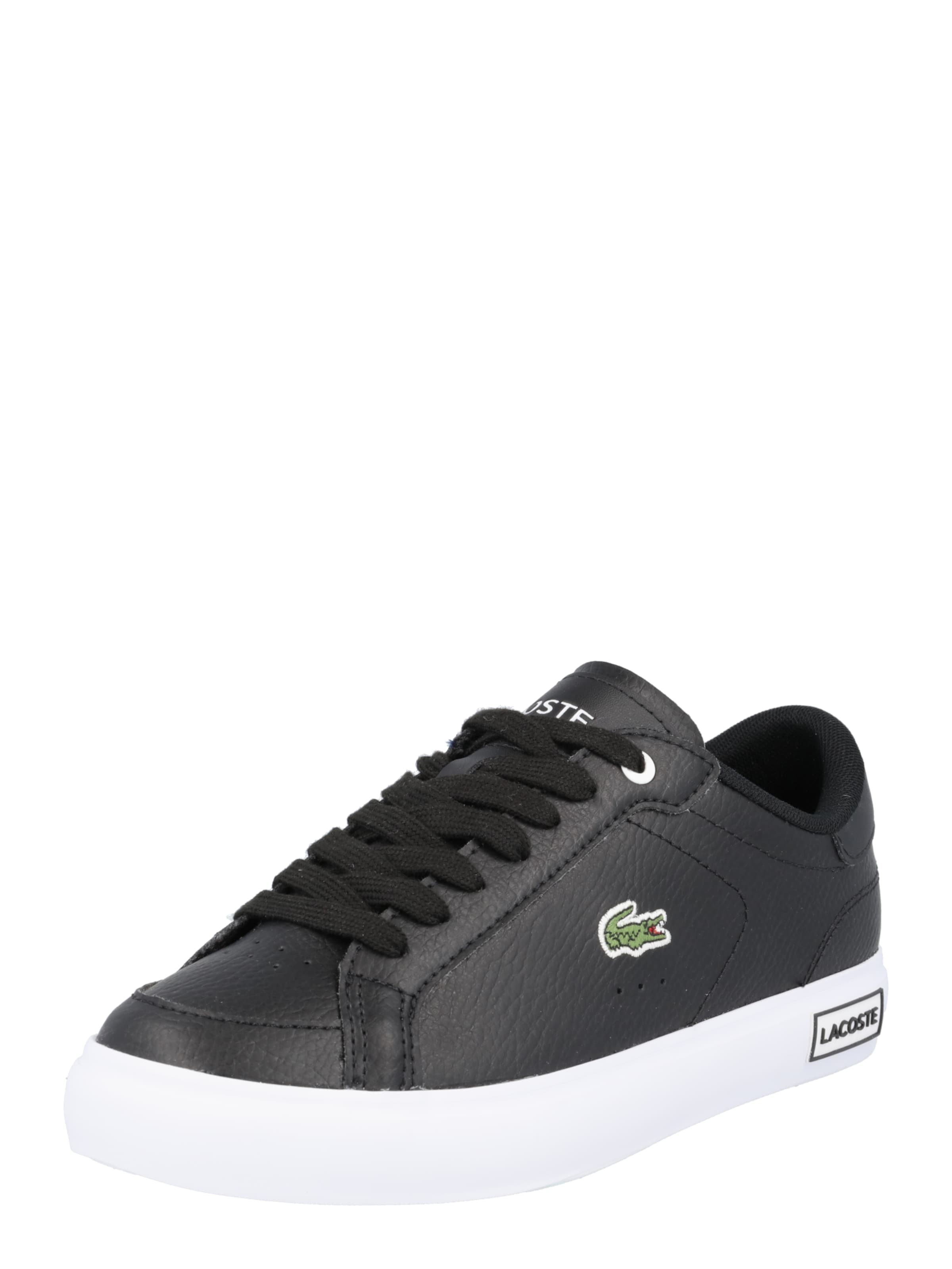 LACOSTE Sneakers in Black: front