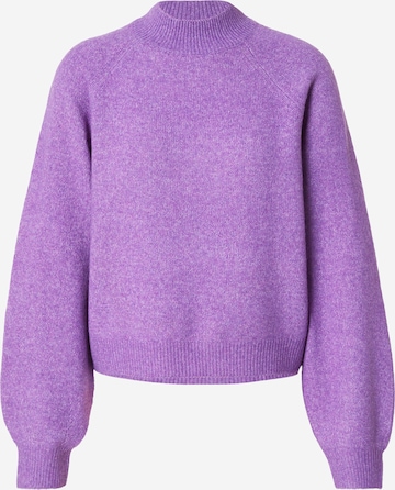 VERO MODA Pullover 'VMLEAF' i lilla: forside