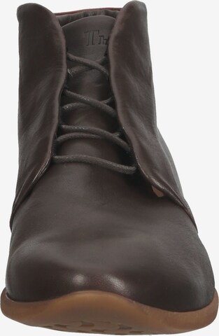 THINK! Lace-Up Ankle Boots in Brown