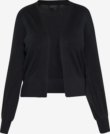 NAEMI Strickjacke in Schwarz: Vorderseite