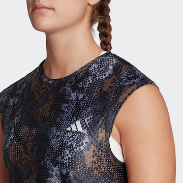 ADIDAS PERFORMANCE Funktionsbluse 'Fast Made With Parley Ocean Plastic' i sort