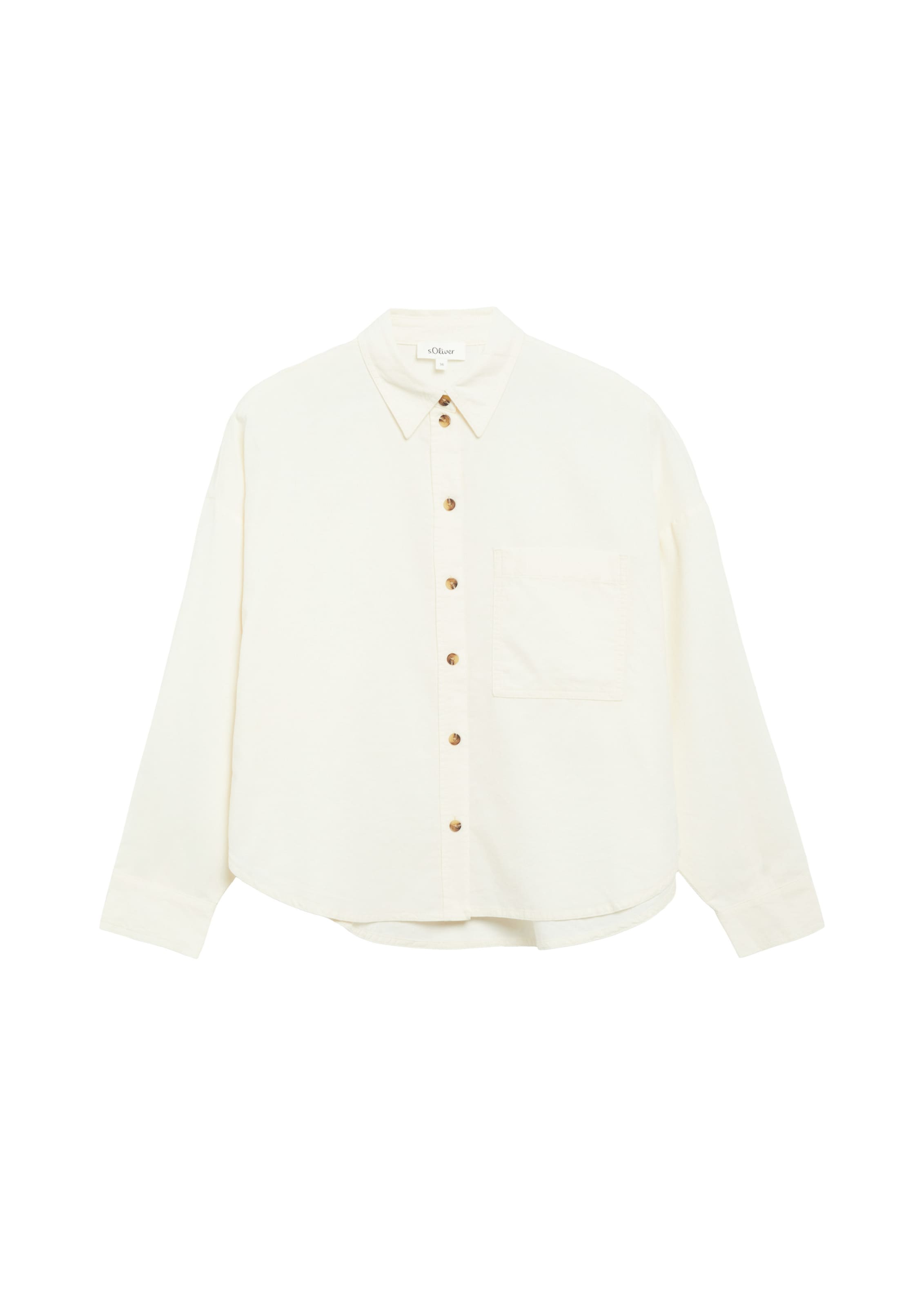 Chemisier s.Oliver en beige : devant