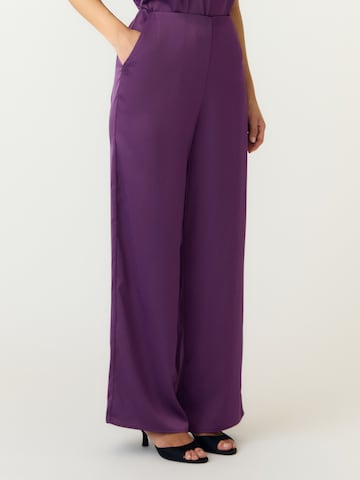 Wide Leg Pantalon 'YASPella' YAS en violet