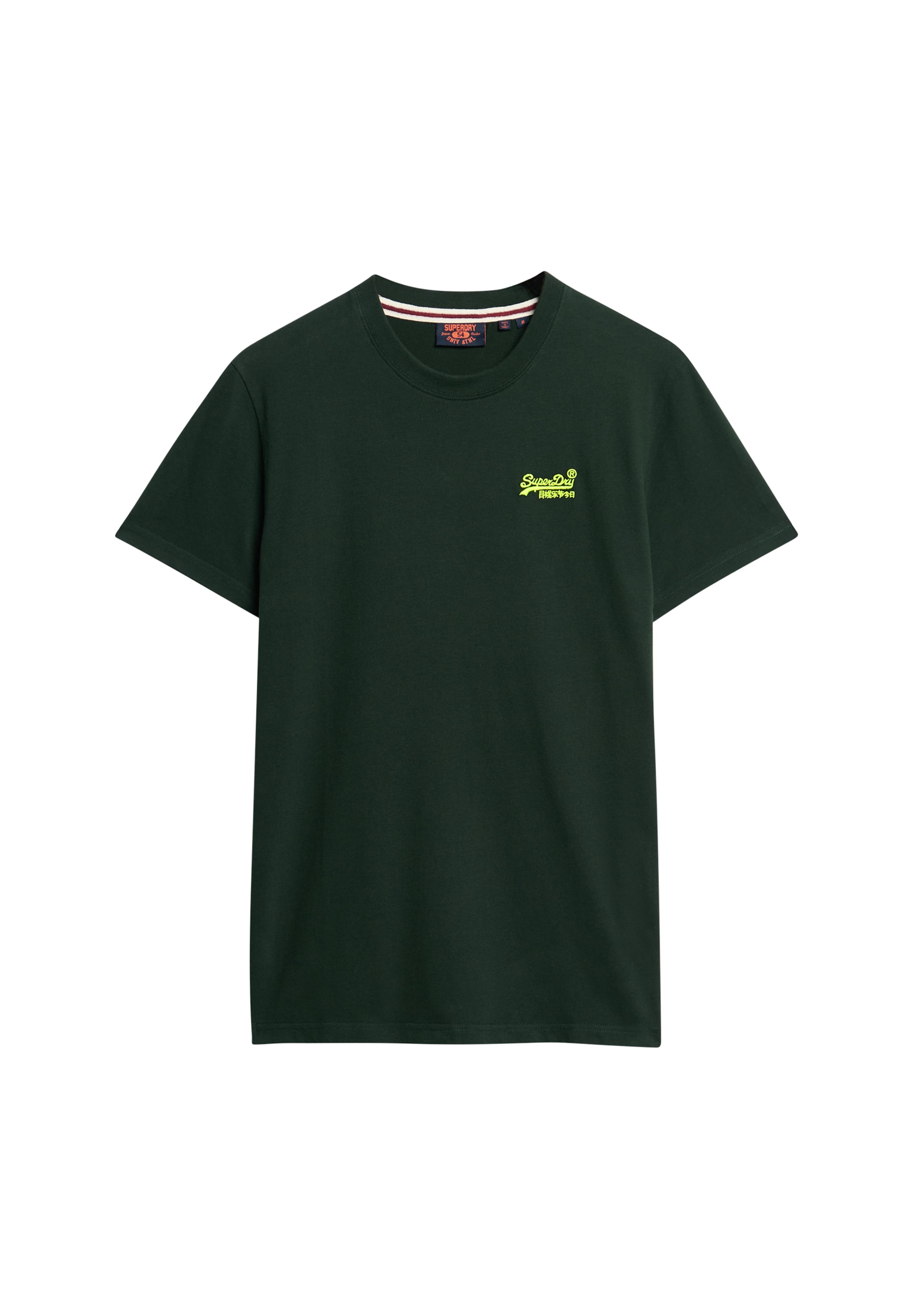 Superdry & Co Shirt 'Essential' in Groen: voorkant