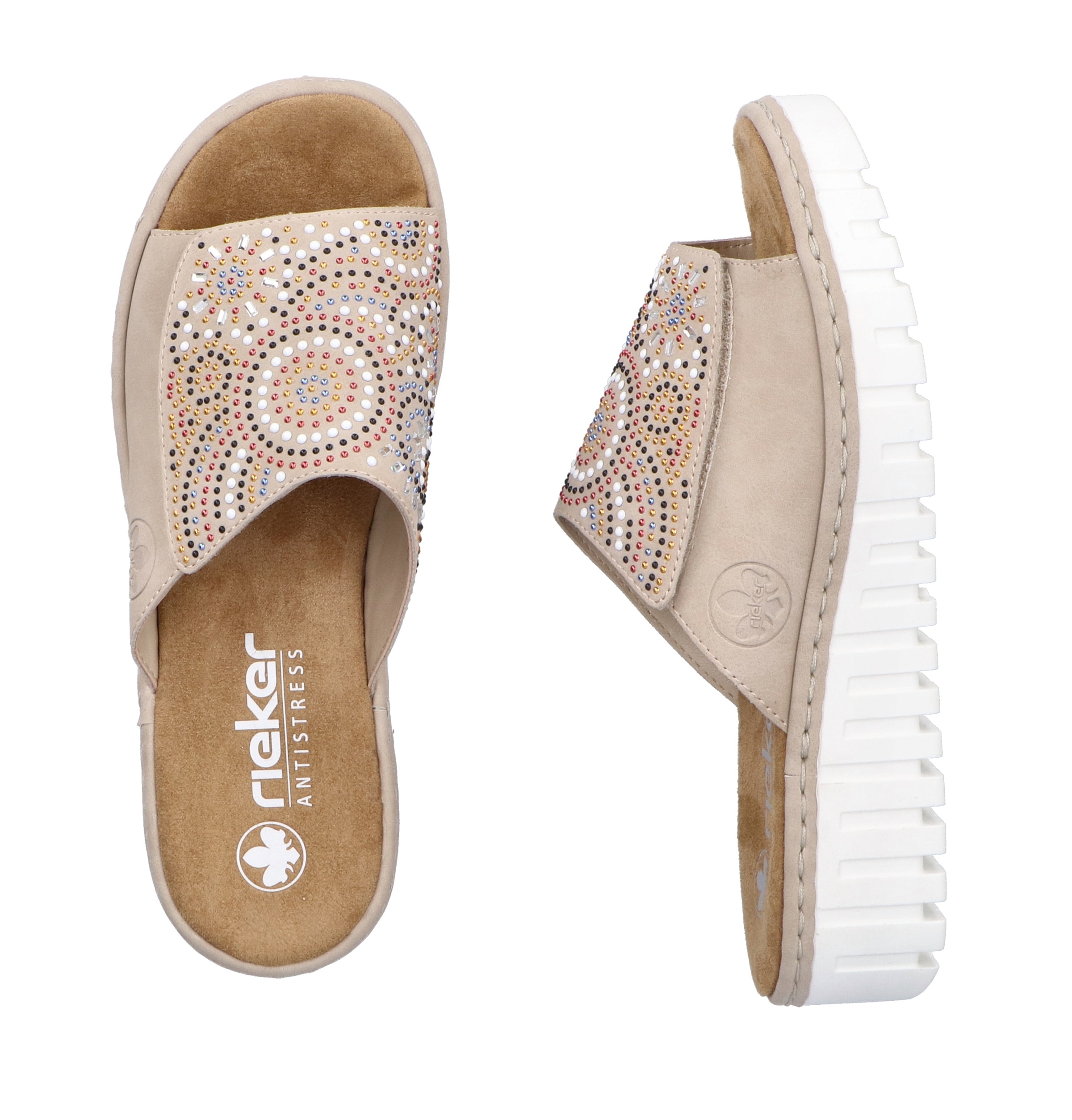 Rieker Pantolette in Beige