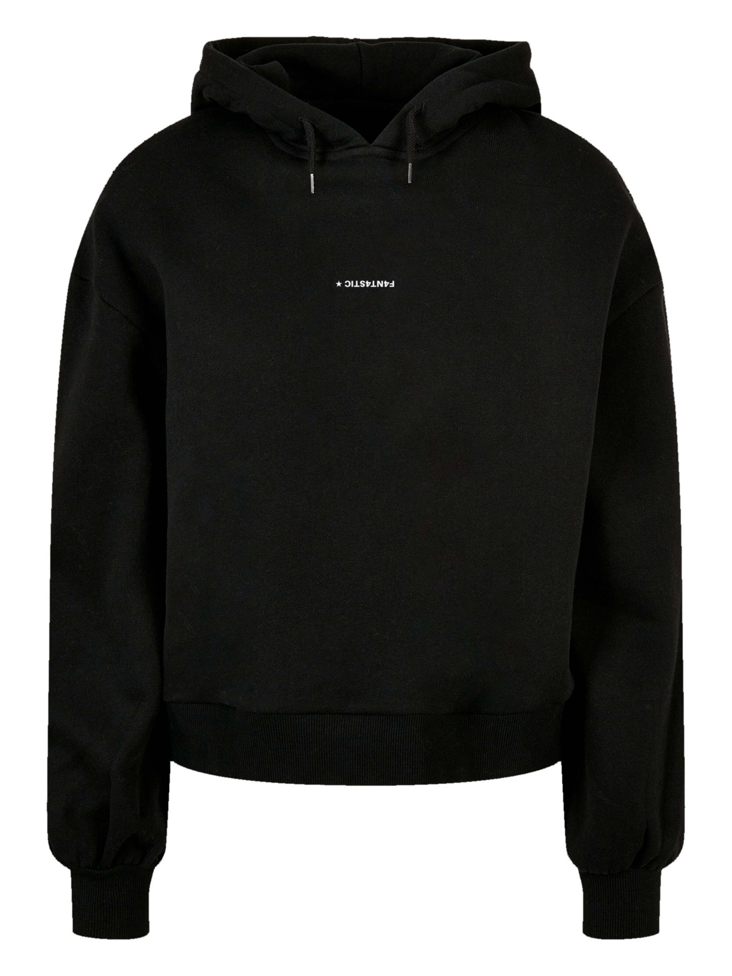 F4NT4STIC Sweatshirt in Black: front