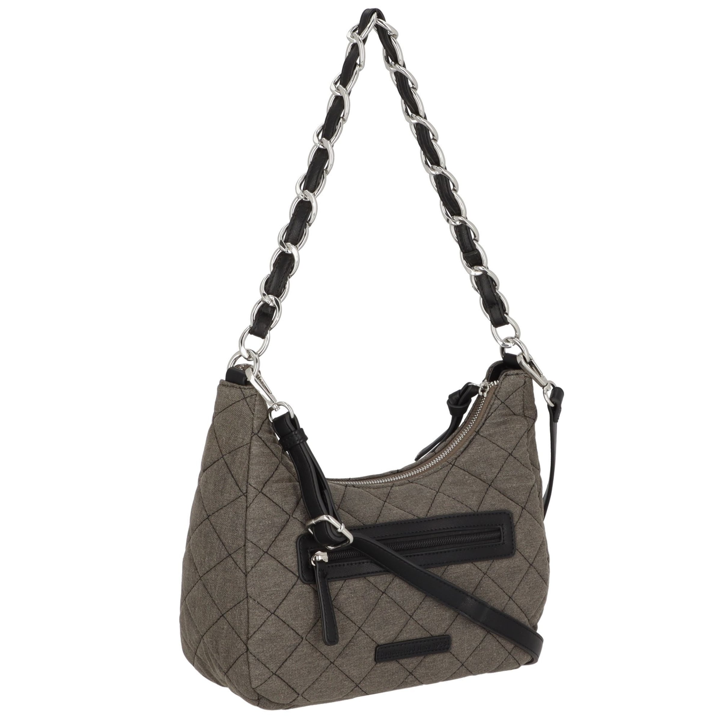 Picard Schultertasche 'Rockstar' in Grau