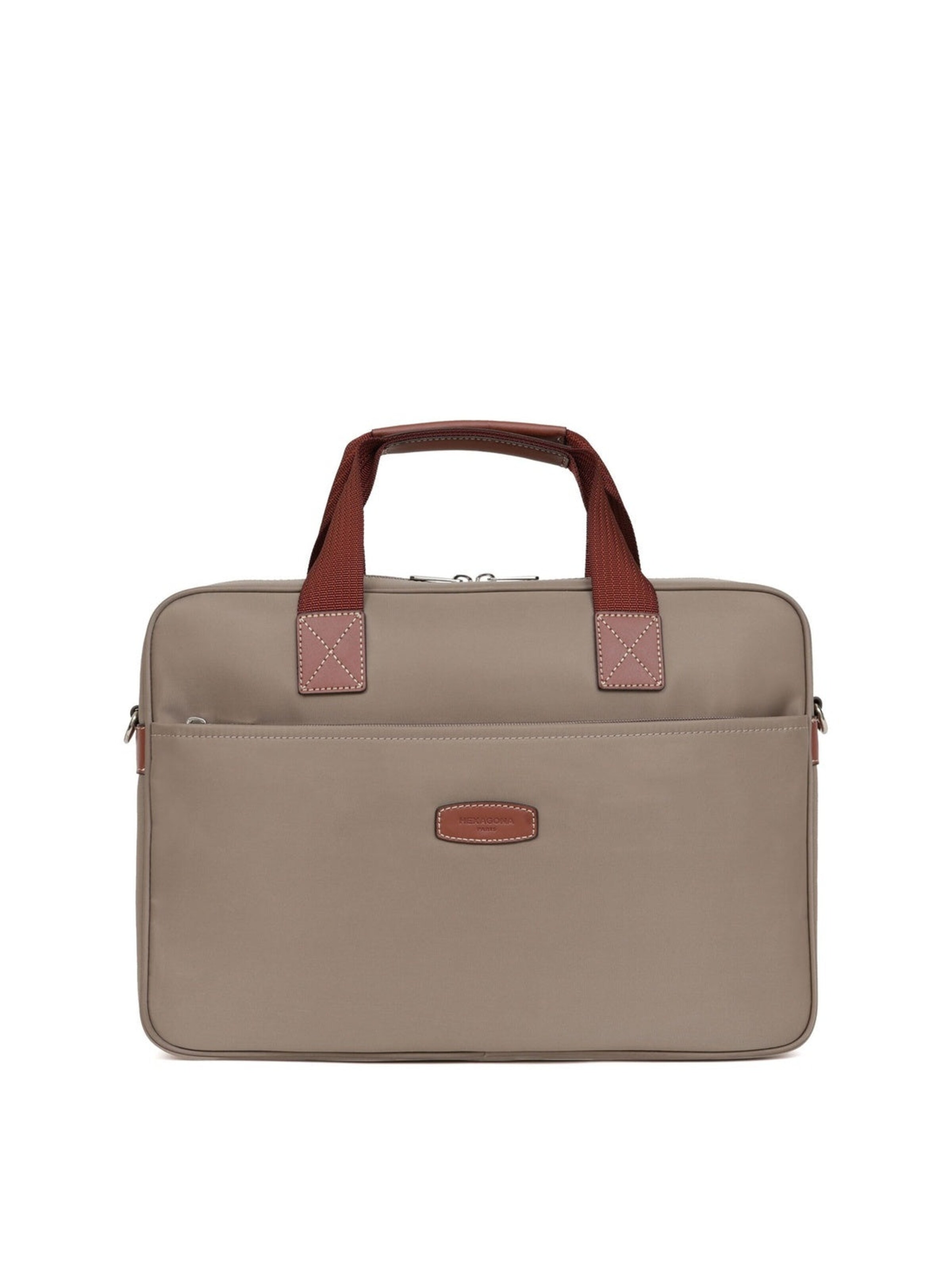 Hexagona Handtasche 'Diversité'‌‌‌ in Grau: Vorderseite