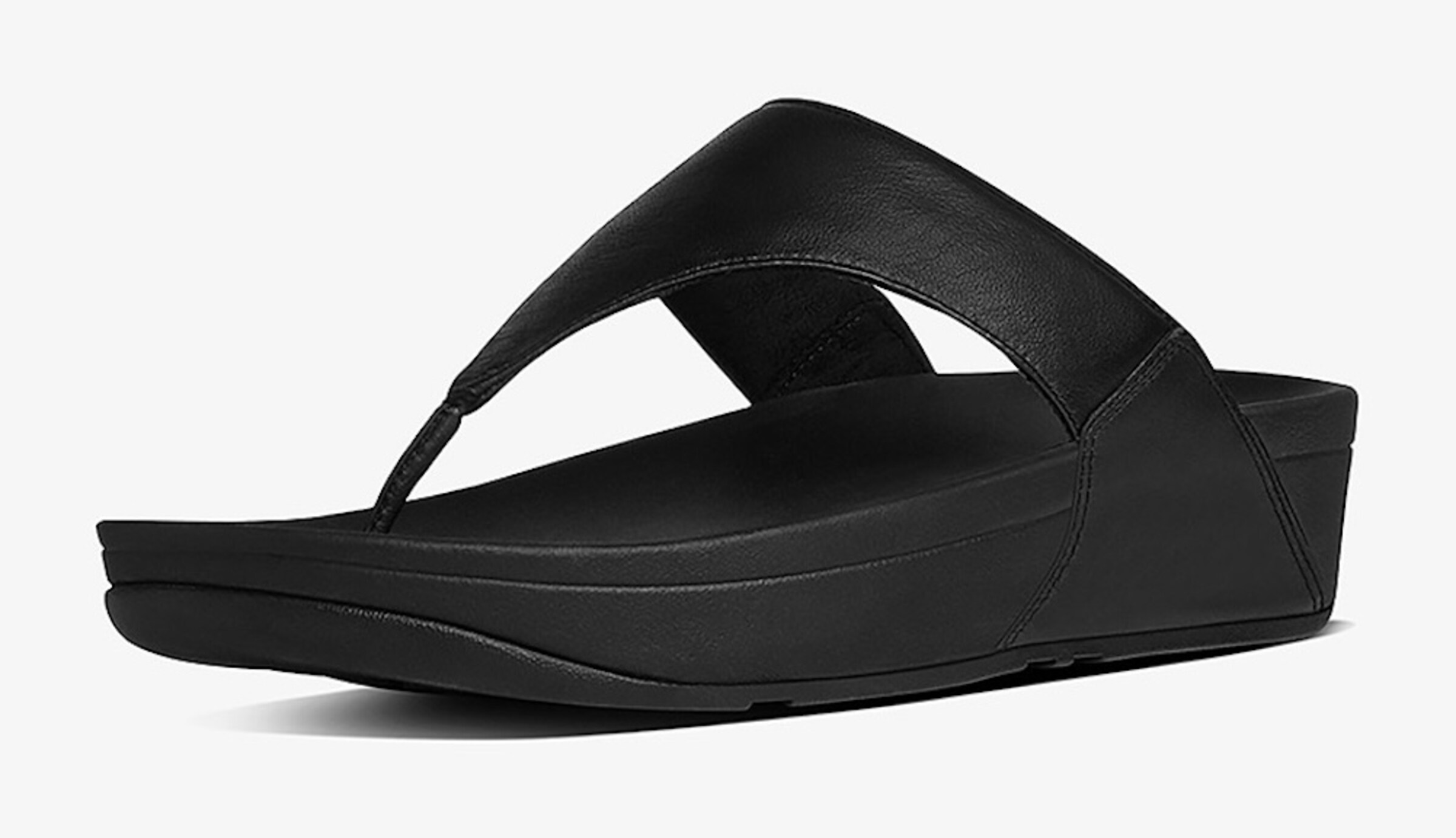 FitFlop Zehentrenner 'Dianette' in Schwarz: Vorderseite