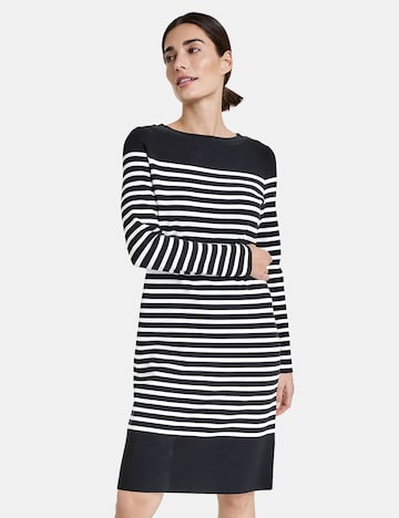 GERRY WEBER Knitted dress in Black: front