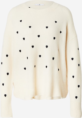 Pullover 'Ho44lly' di Hailys in beige: frontale