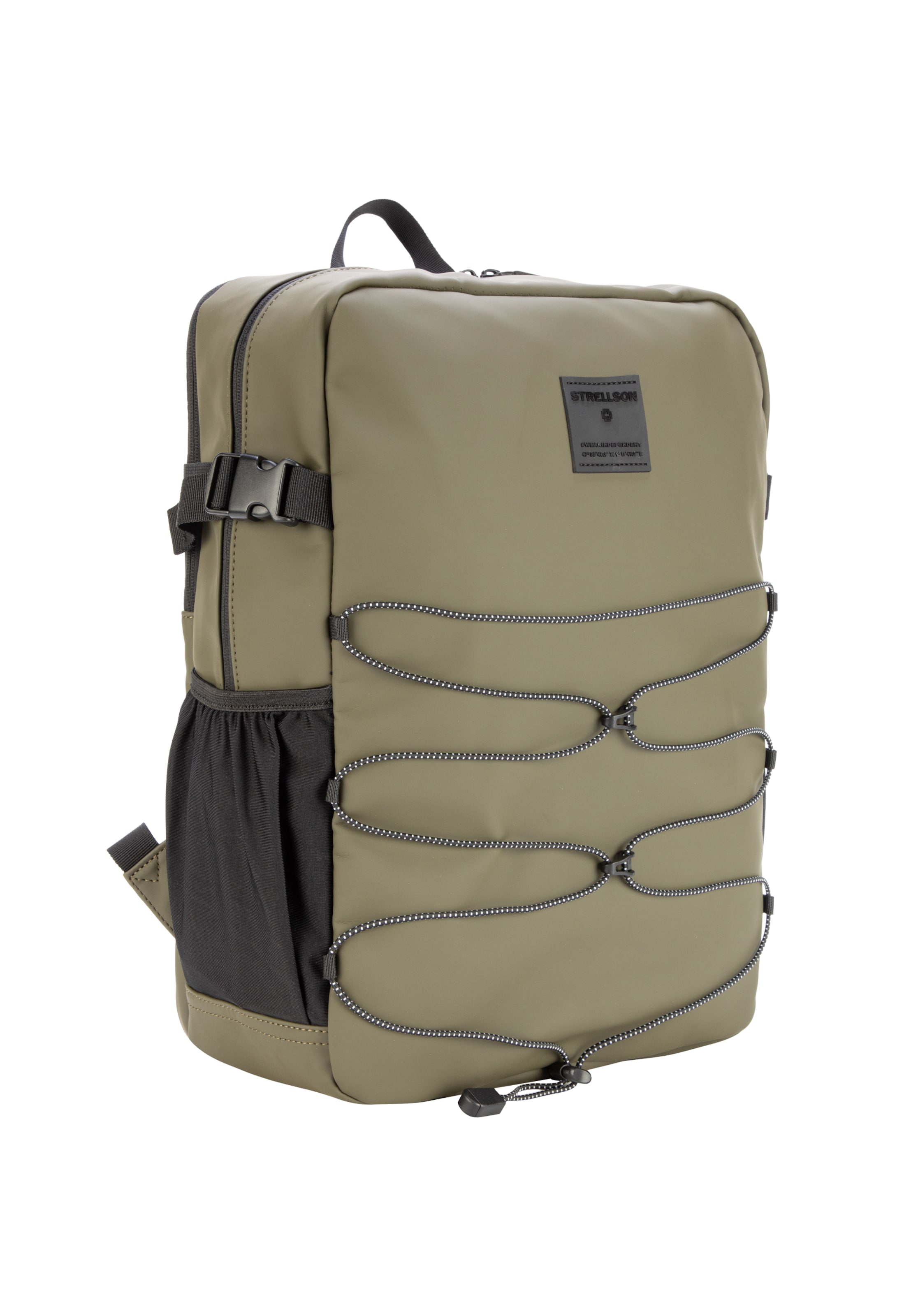 STRELLSON - Mochila 'Blackpool Jay' em verde: frente