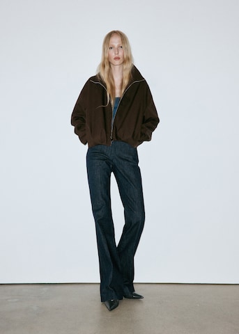évasé Jean 'JUNE' MANGO en bleu