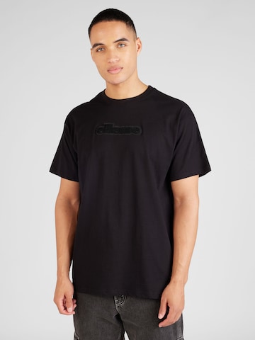 ELLESSE - Camisa 'Kem' em preto: frente