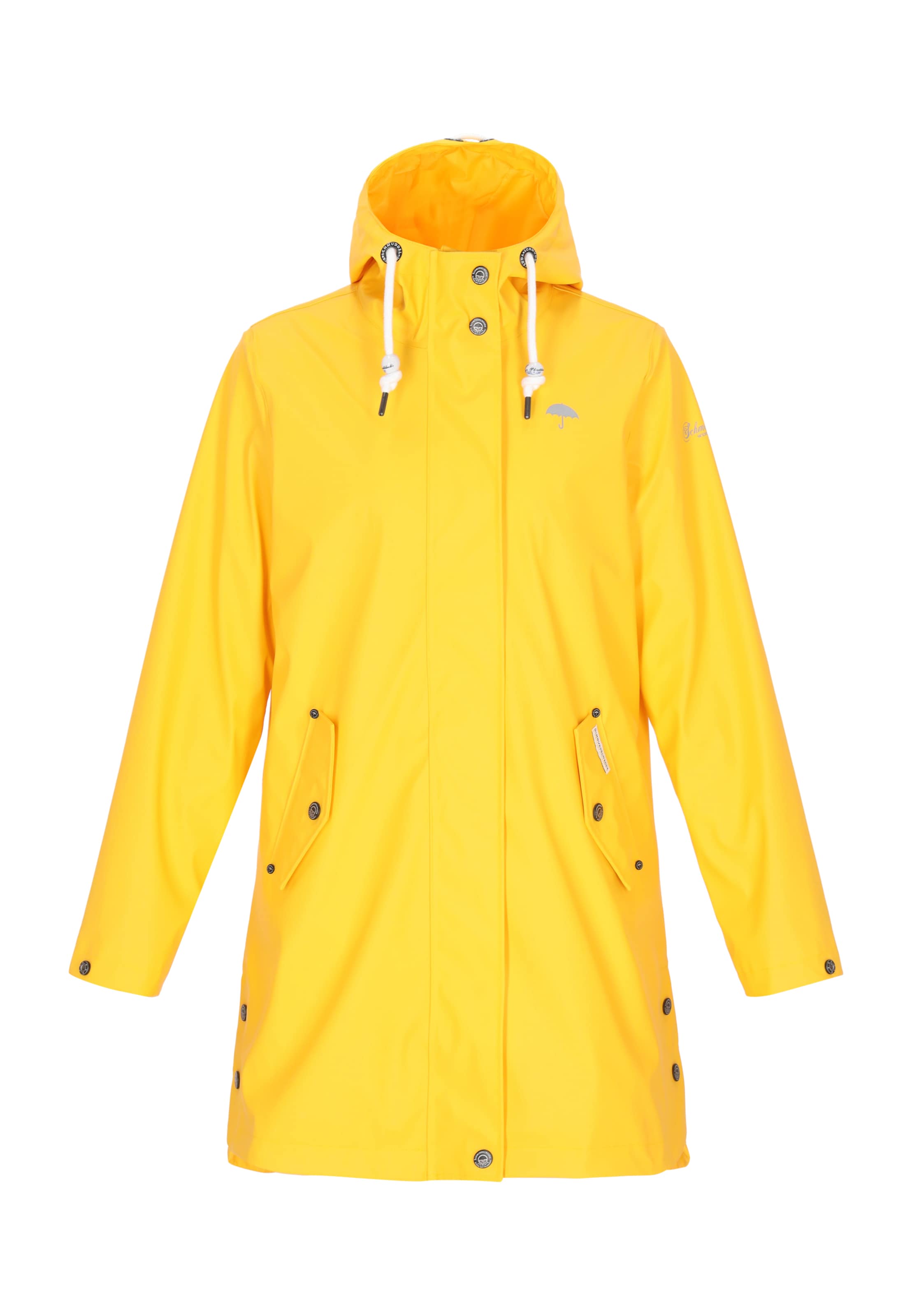 Schmuddelwedda Funkčný kabát - žltá / biela, Produkt