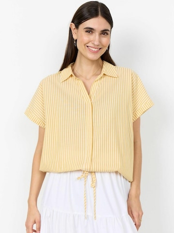 Soyaconcept - Camisa ' SC-FELICE ' em amarelo: frente