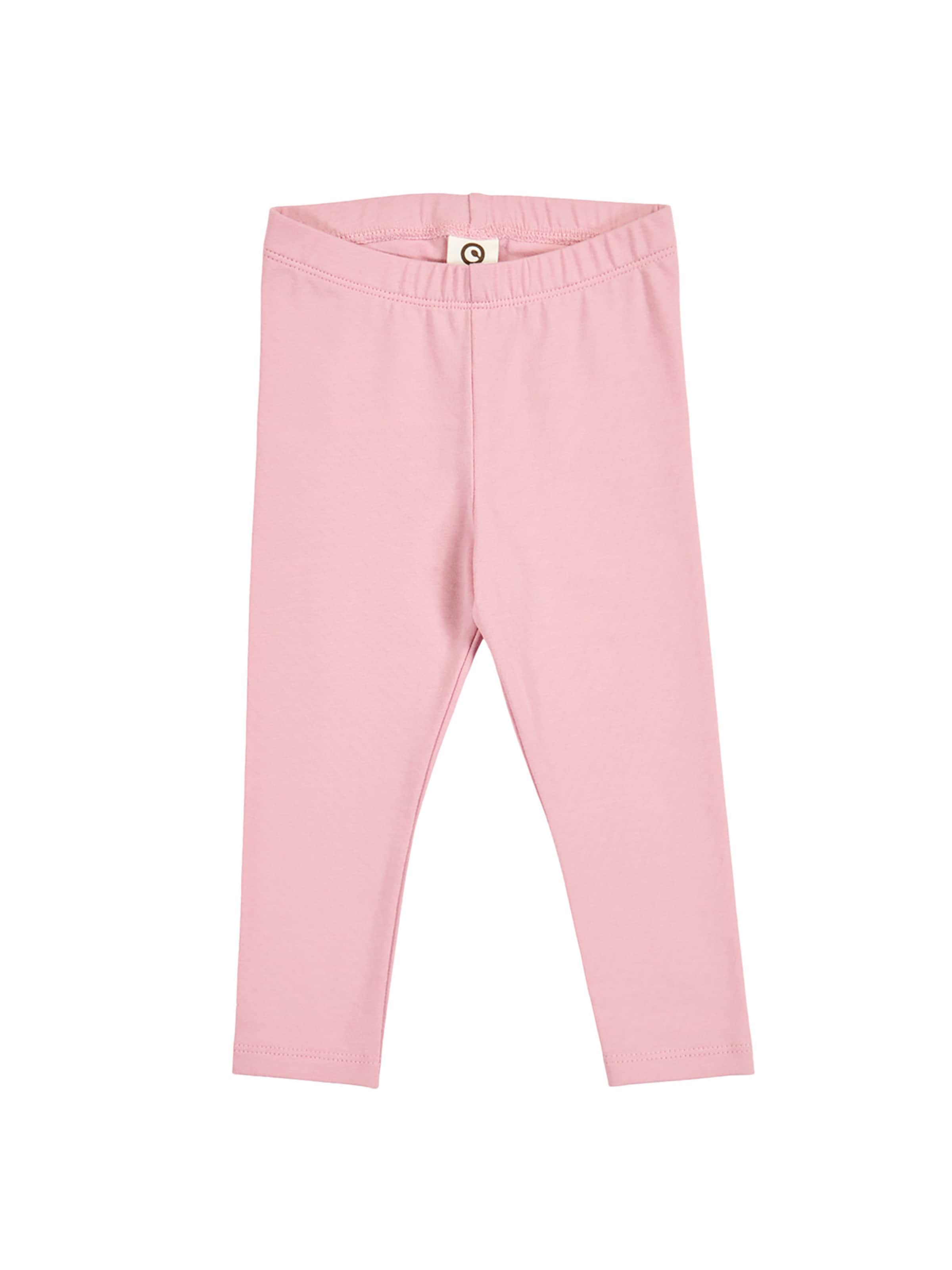 Leggings Müsli by GREEN COTTON en rose : devant