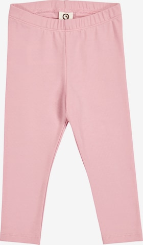 Leggings Müsli by GREEN COTTON en rose : devant