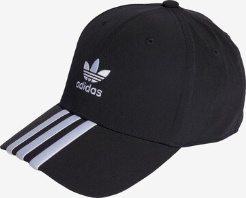 Casquette 'Classic' ADIDAS ORIGINALS en noir : devant