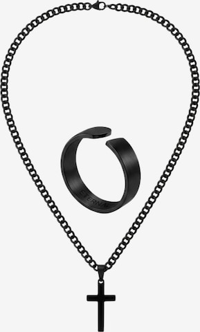 juoda Eternal Grandinėlė 'Kreuz Ring Set': priekis