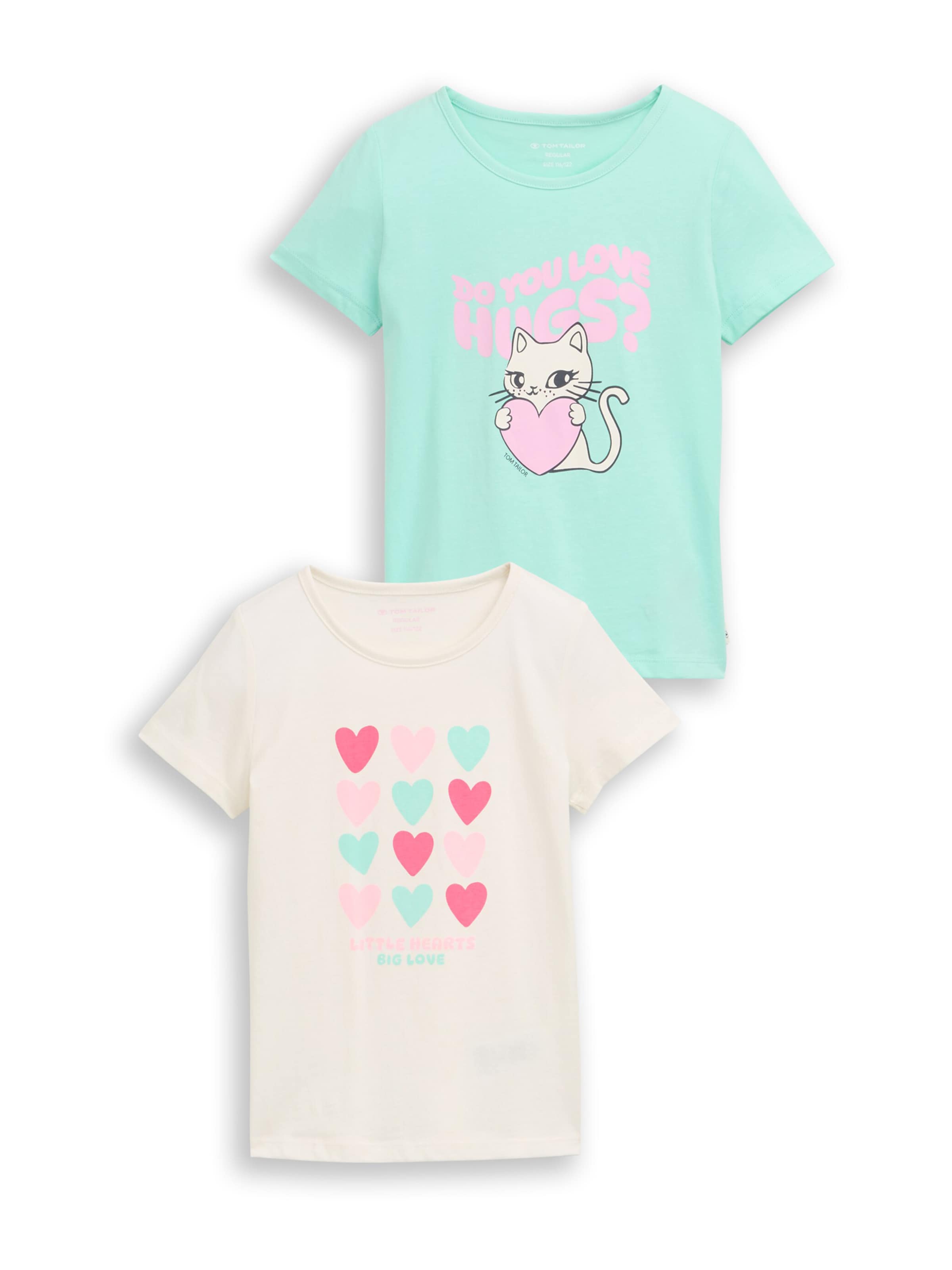 TOM TAILOR Póló - zöld: elől