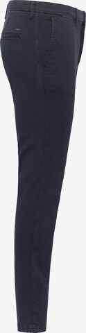 MUSTANG Regular Chinohose in Blau