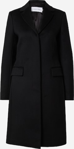 Manteau mi-saison Calvin Klein en noir : devant