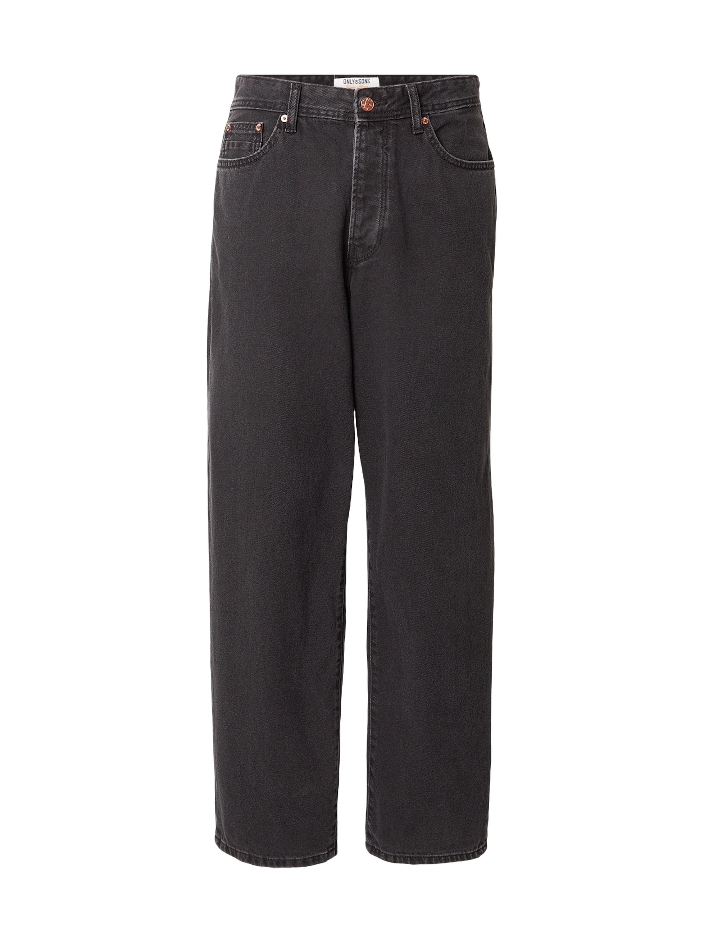 Only & Sons - Loosefit Vaquero 'ONSFADE' en negro: frente