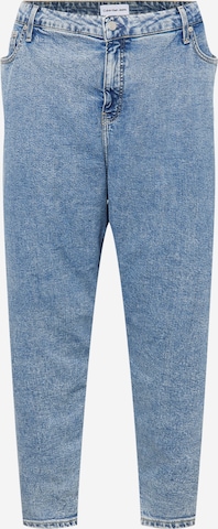 Calvin Klein Jeans Curve Tapered Jeans in Blue: front