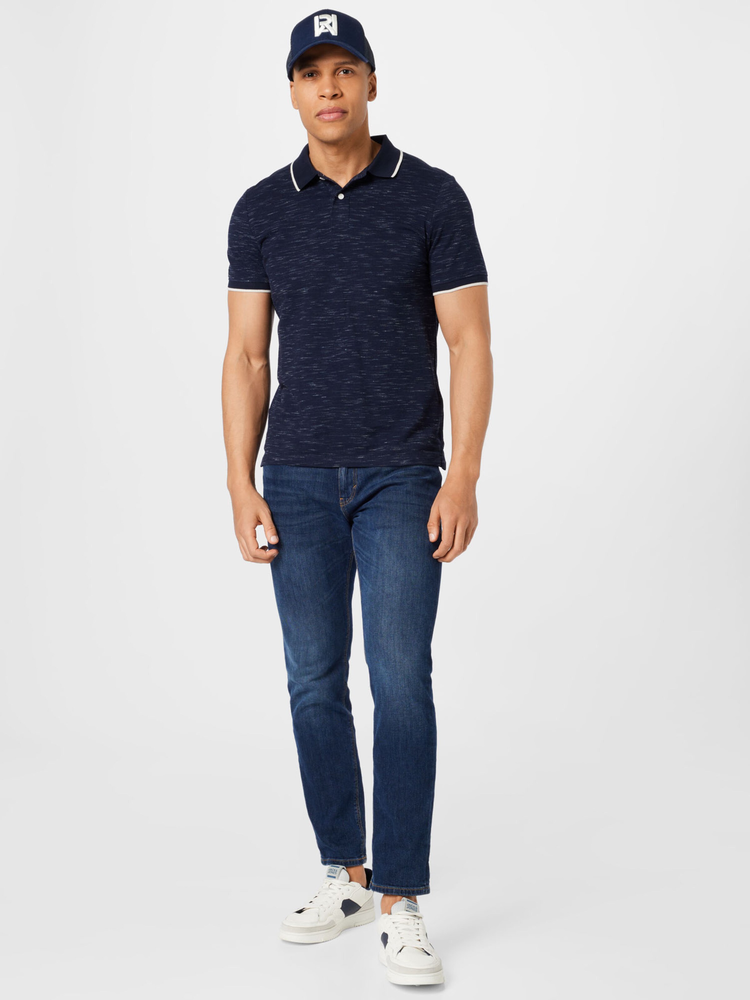 Männer Große Größen s.Oliver Poloshirt in Navy - CN46822 Männer Große Größen s.Oliver Poloshirt in Navy - CN46822