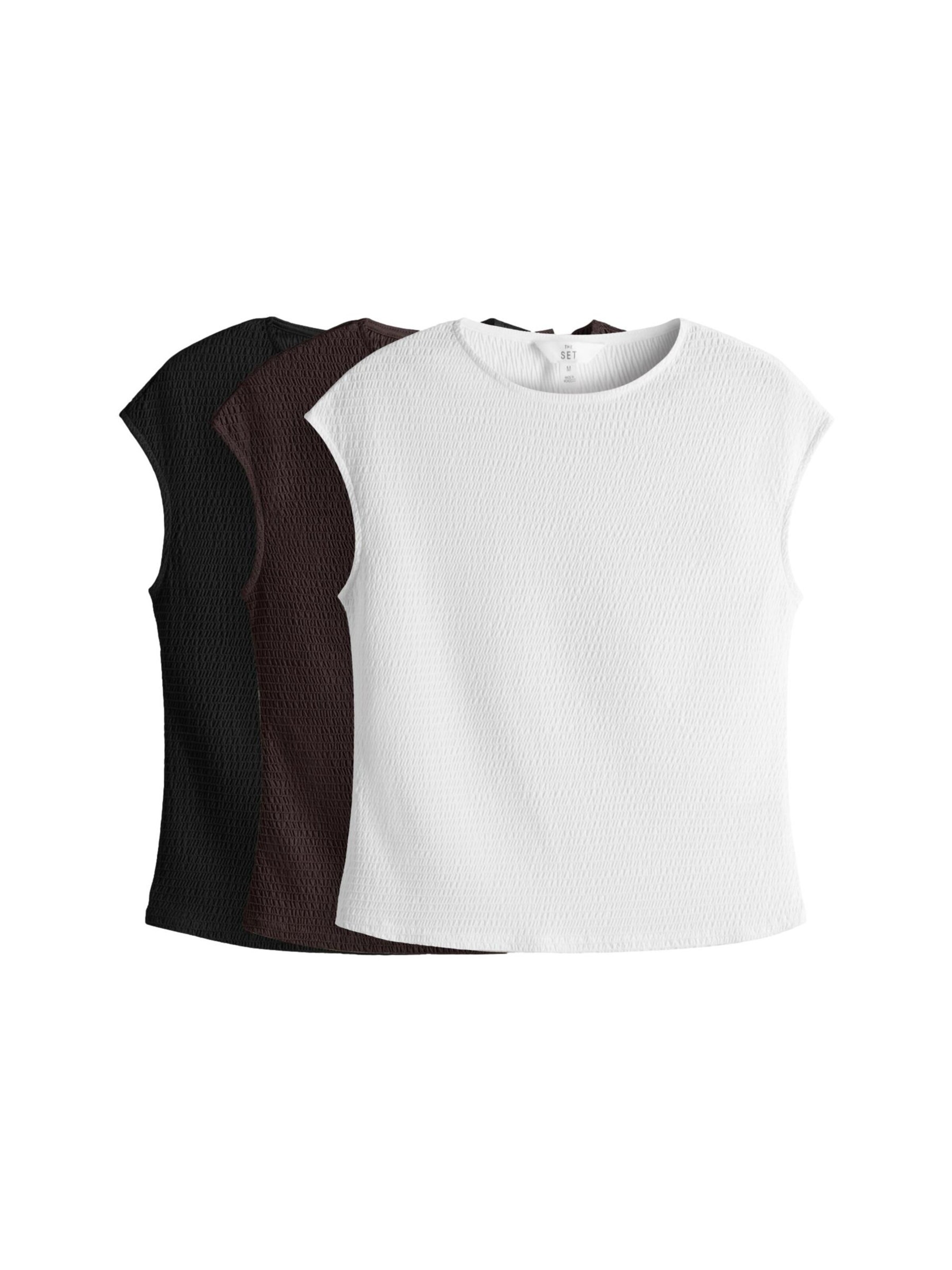 The Set Shirt in Brown: front