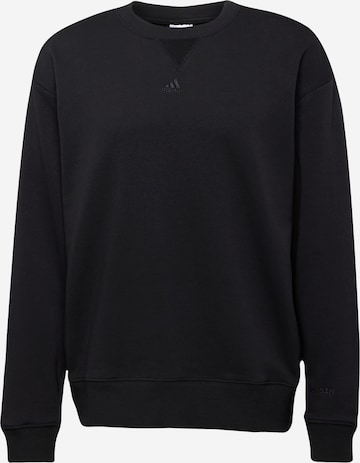ADIDAS SPORTSWEAR Athletic Sweatshirt 'All Szn French Terry' in Black: front