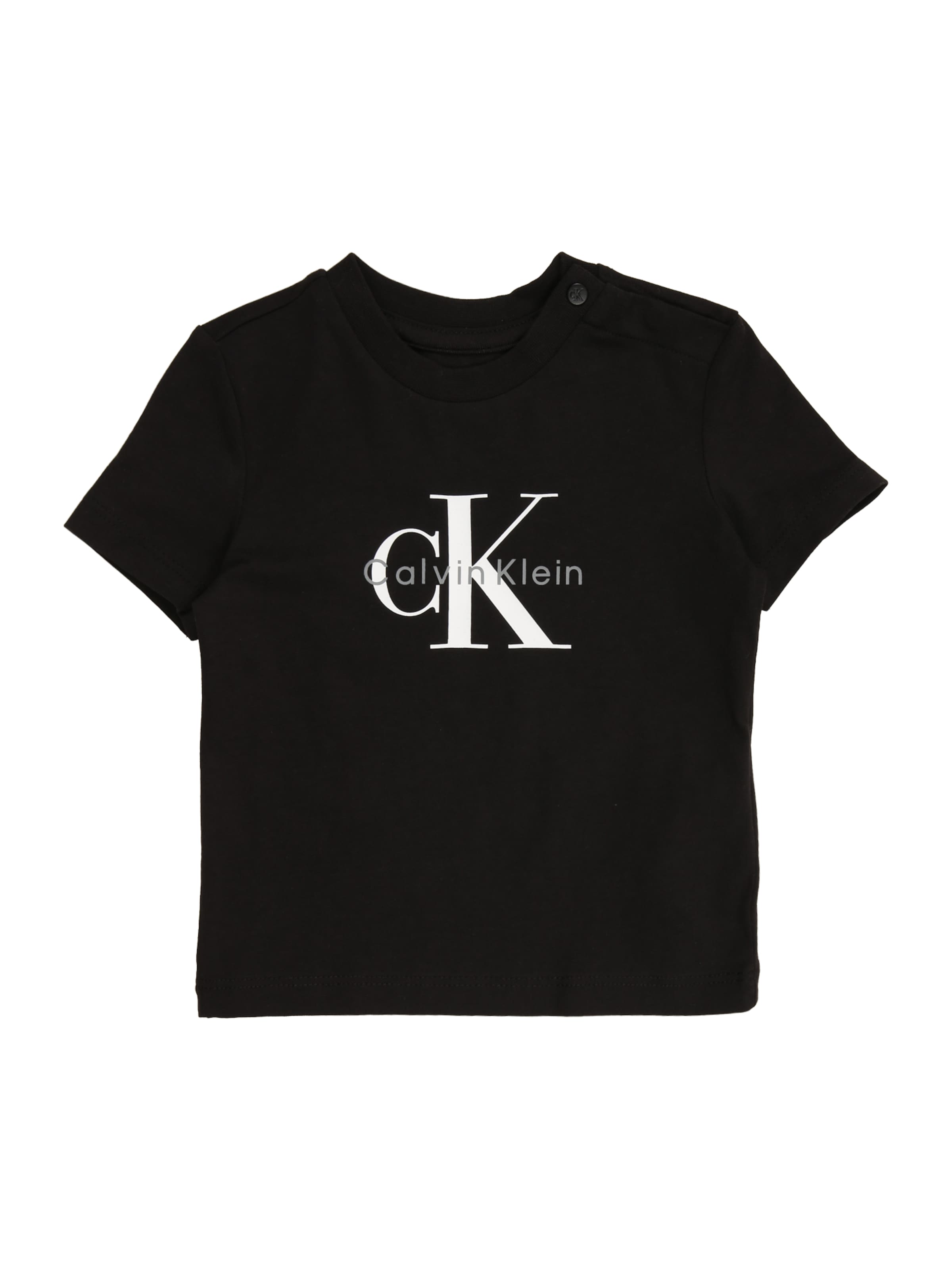 Calvin Klein Jeans Обычный Футболка в Черный: спереди