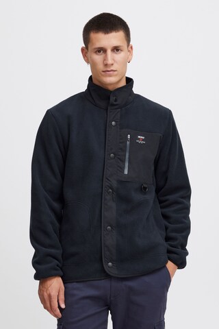 INDICODE JEANS Fleece Jacket 'Majsol' in Blue: front