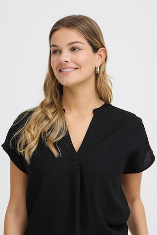 Fransa Bluse 'JETT' in Schwarz