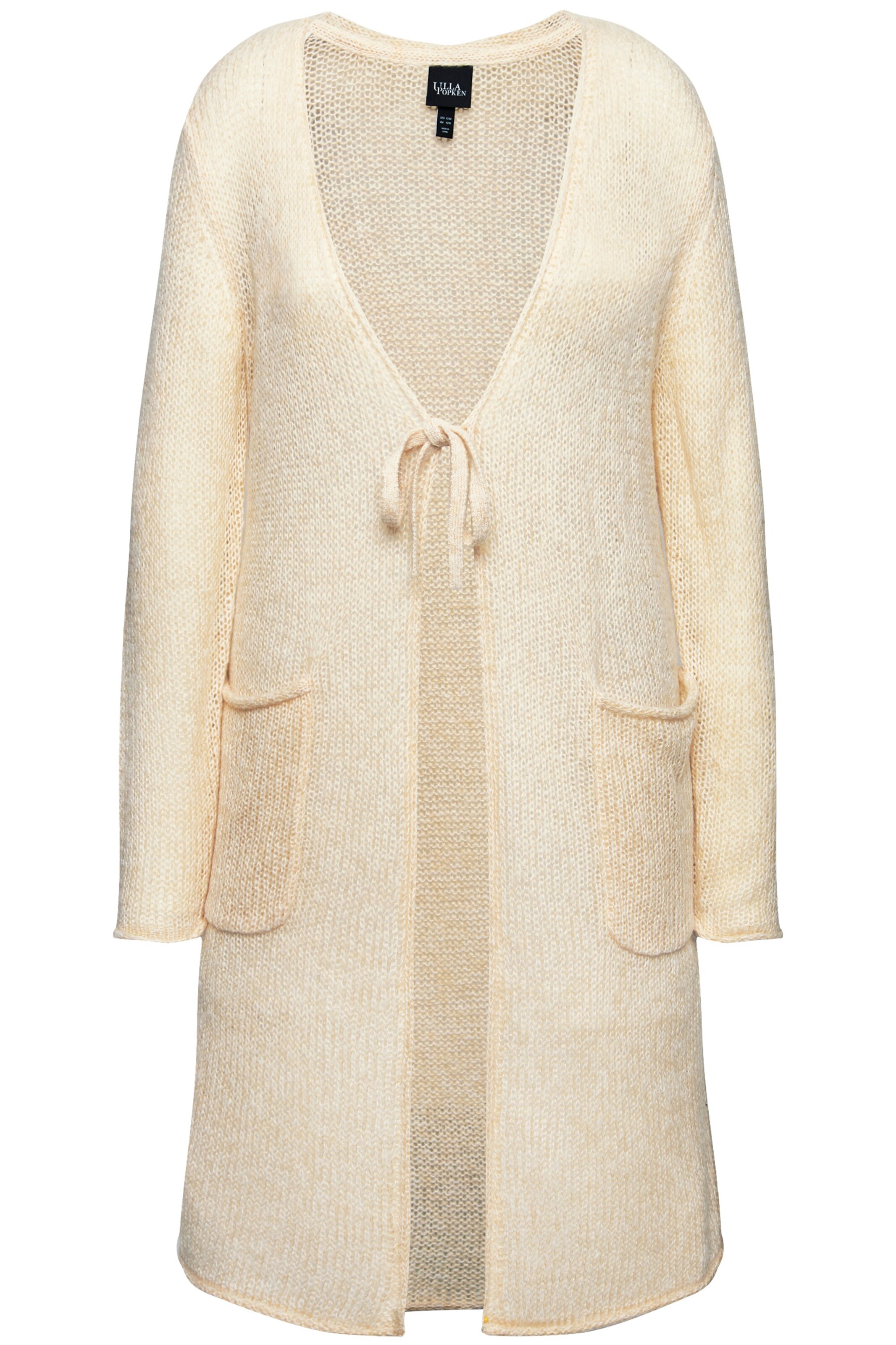 Ulla Popken Strickjacke in Beige: Vorderseite
