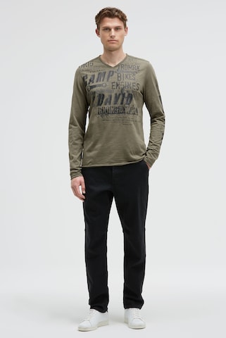 CAMP DAVID Shirt in Green: front