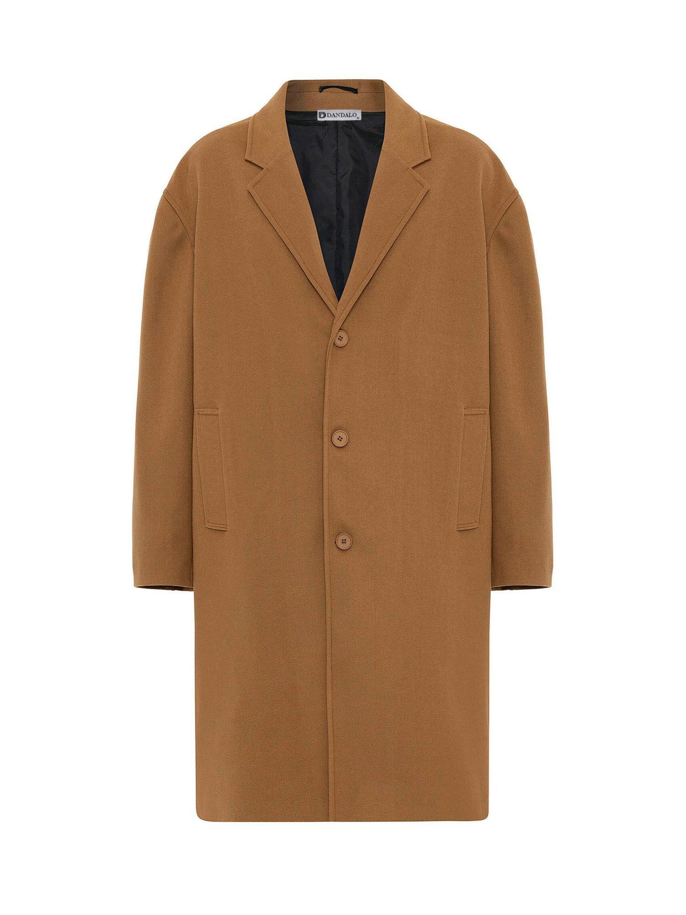 Cappotto di mezza stagione di Dandalo in marrone: frontale