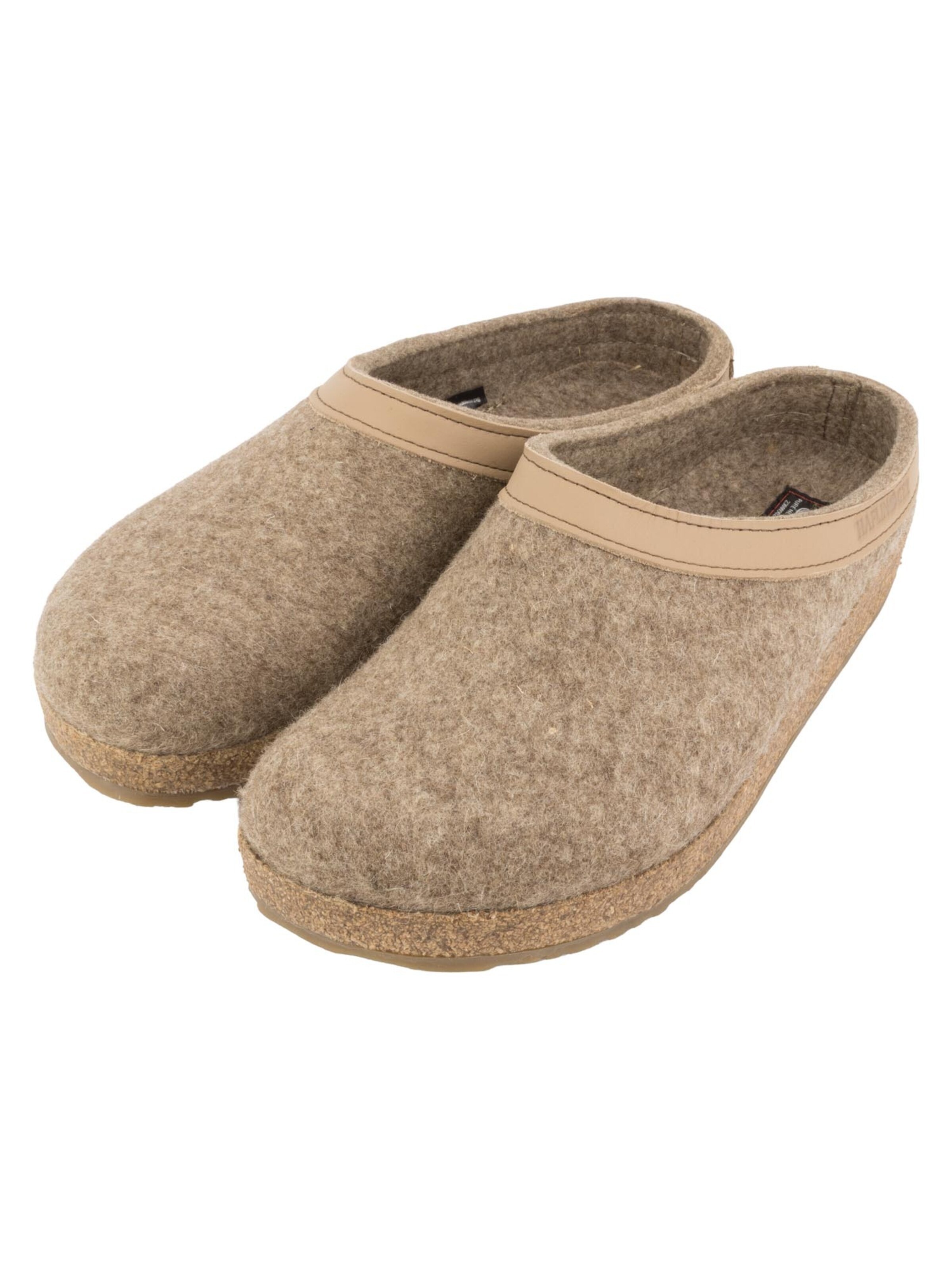 HAFLINGER Clogs 'Torben Grizzly' in Brown