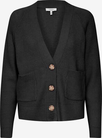 b.young Knit Cardigan 'Milo' in Black: front