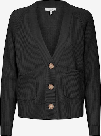 b.young Knit Cardigan 'Milo' in Black: front