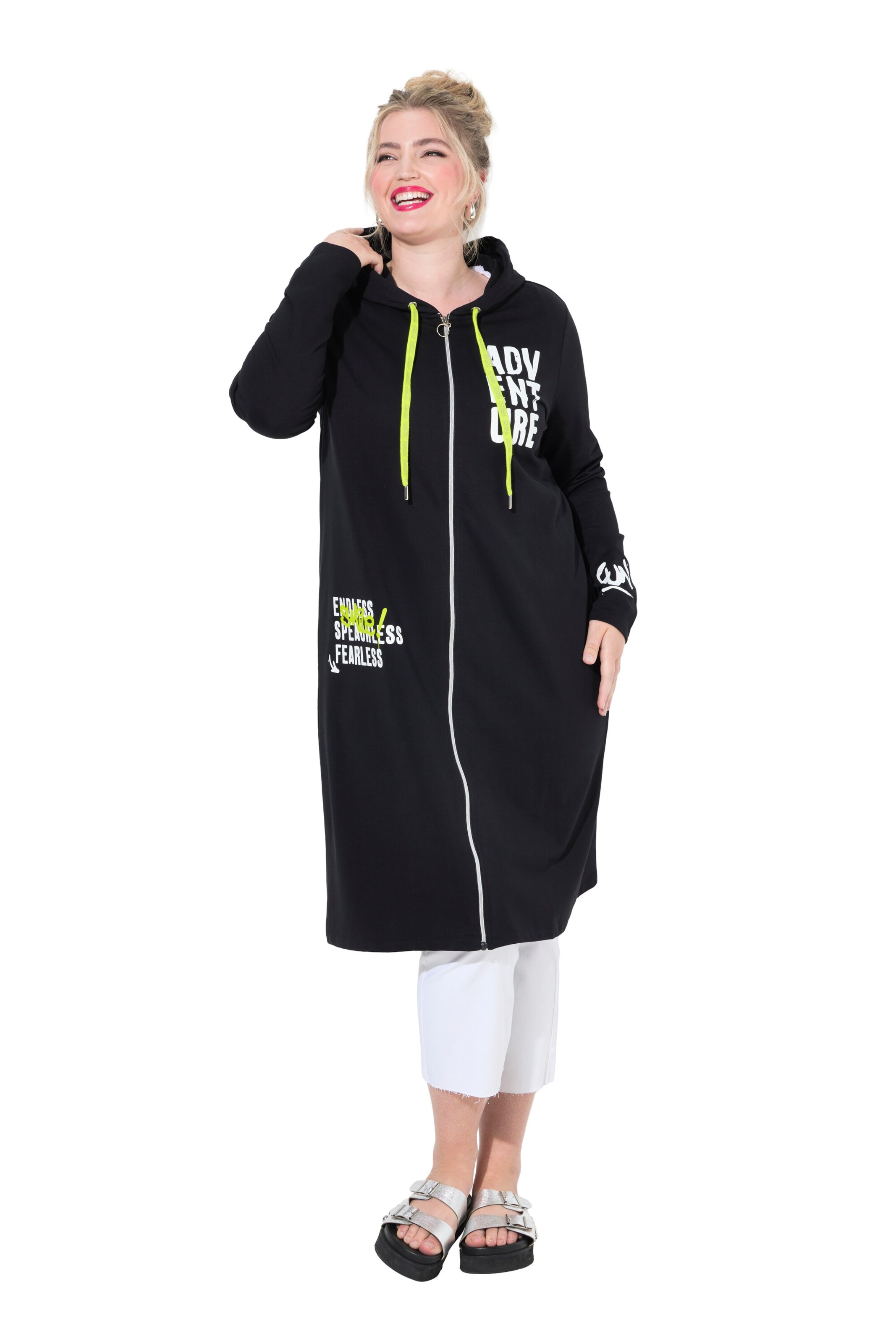 Angel of Style Sweatvest in Zwart