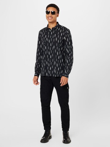 Regular fit Camicia di ANTONY MORATO in nero