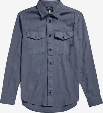 G-STAR Slim Fit Paita 'Marine' värissä sininen: etupuoli